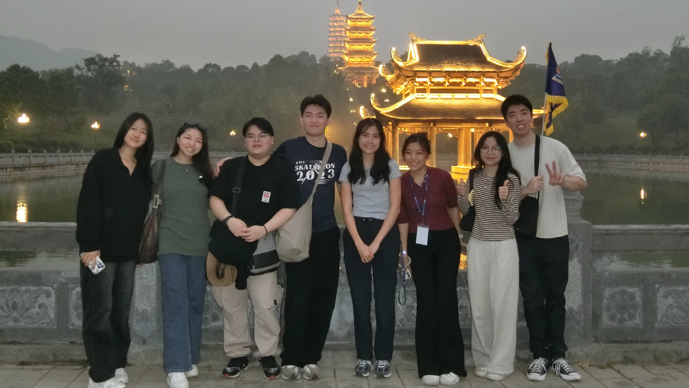Exploring Hanoi with fellow SSP participants and local buddies