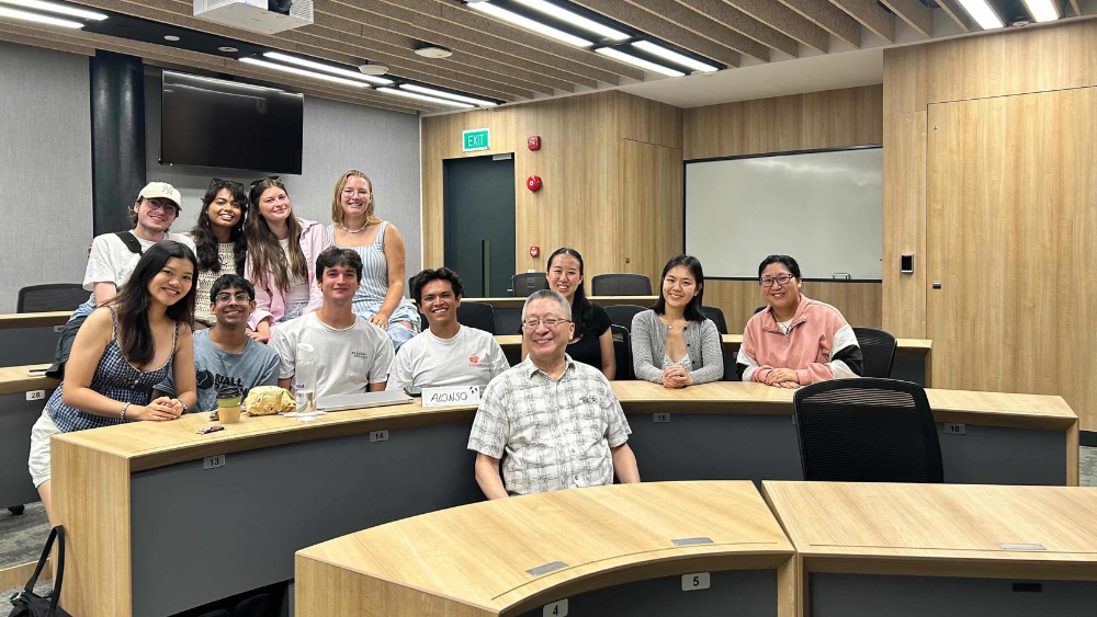 Kylie (right) with classmates from Innovation for Asia's Smart Cities. 