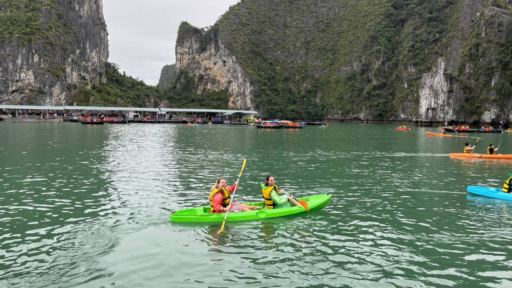 Lilou during her travels across Southeast Asia