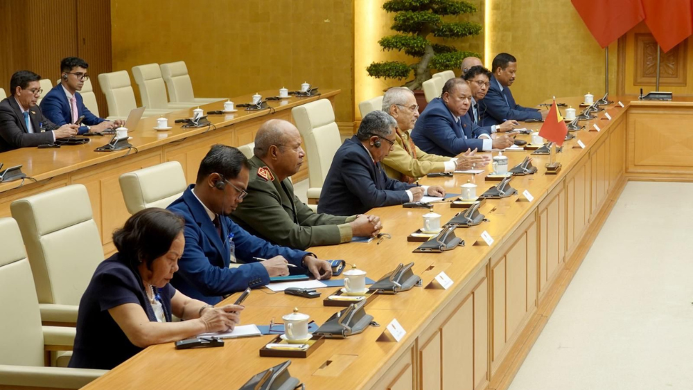 In President Ramos-Hortaâs delegation for a Bilateral Meeting with the President To Lam of Viet Nam