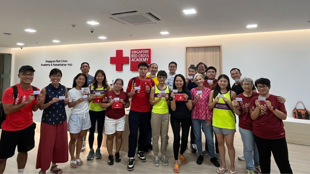 Runninghourâs volunteers, caregivers and athletes successfully completed their first aid certification