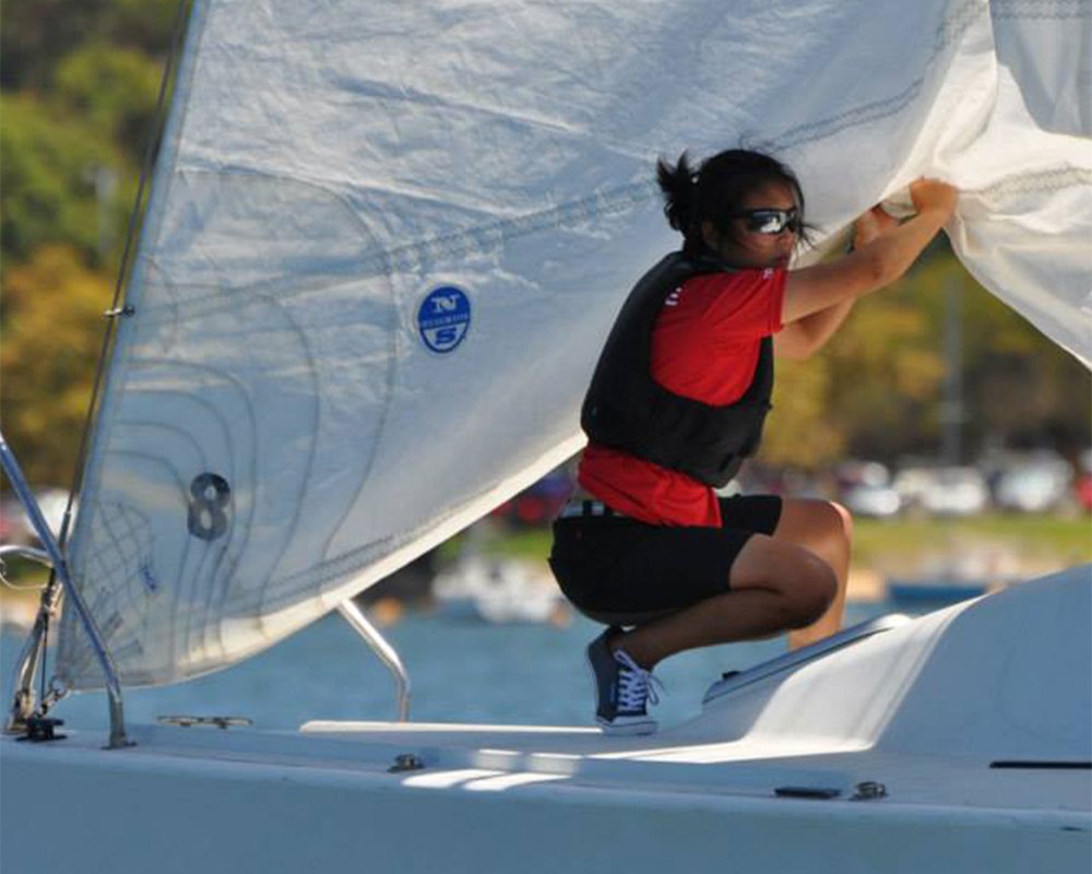 Sailing for Singapore: Terena Lam