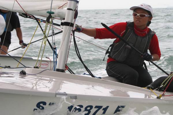 Dawn Liu Xiao Dan (BAcc/BBM Class of 2011) - Sailing, Keelboat Match & Fleet Race