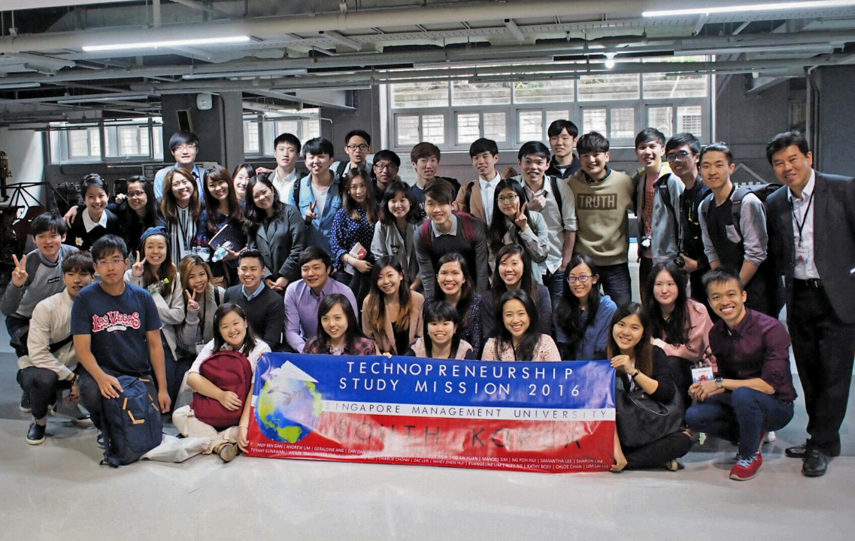 Meeting with students at Seoul National University