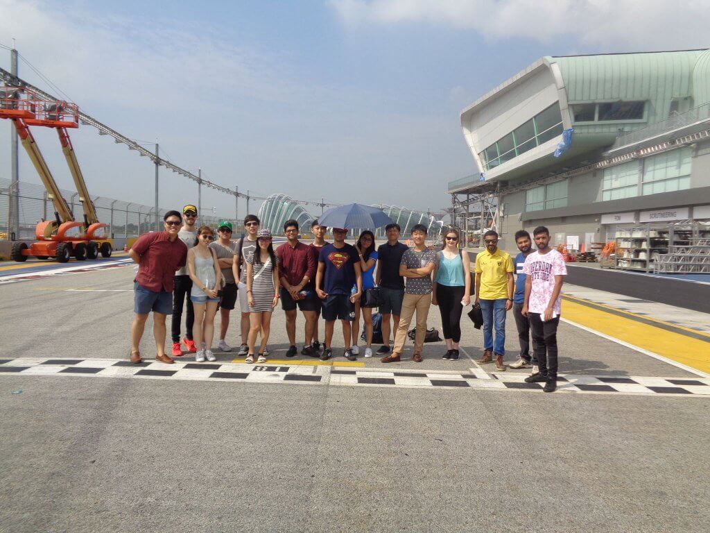 Behind the scene of the Formula 1 Night Race; one of the highlights of the Global Summer Programme