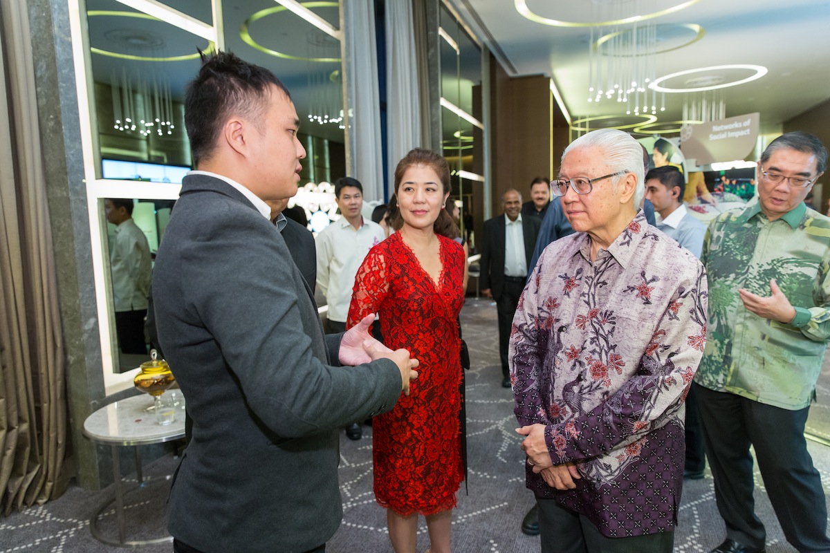 Meeting President Tony Tan at SIF’s 25th Anniversary