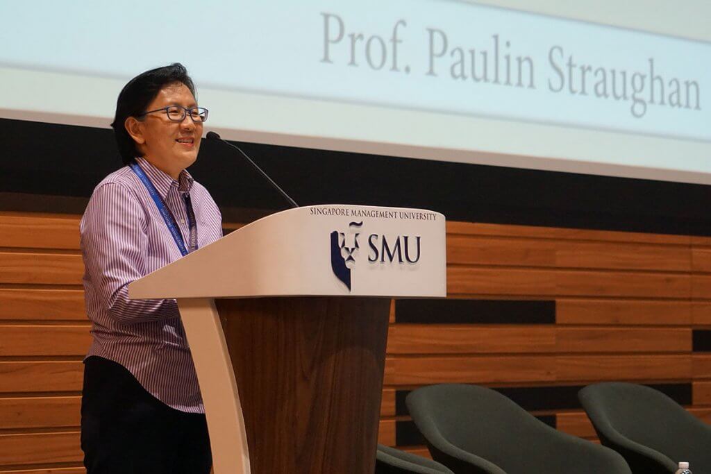 Prof Paulin Straughan at SMU Parents' Day 2017