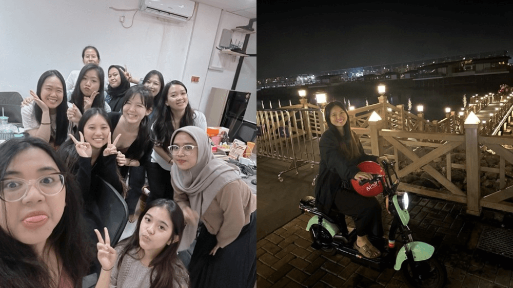 Eva adapted effortlessly to her new life in Jakarta, Indonesia. She especially enjoyed the company of her colleagues and her evening adventures at PIK