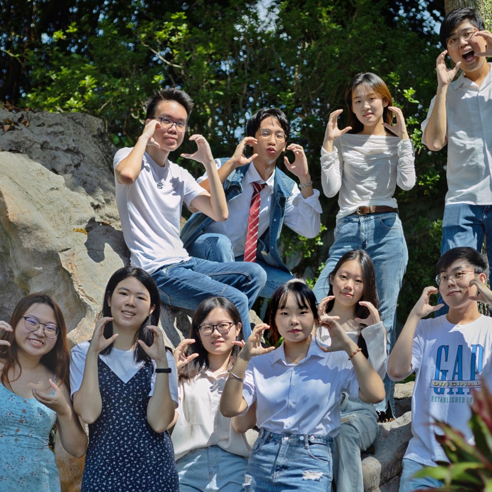 Roger (top row, 2nd from left) with his Connect China team that brings Chinese culture into the lives of the highly international SMU student population